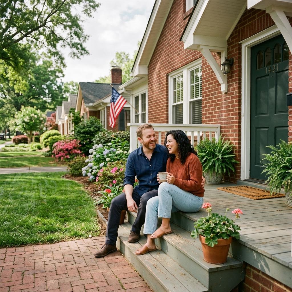 Well-kept Charlotte home exterior