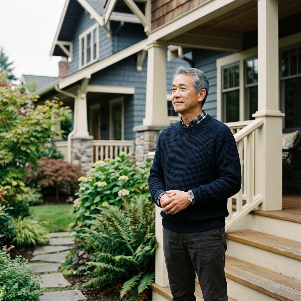 Warm Tacoma home exterior